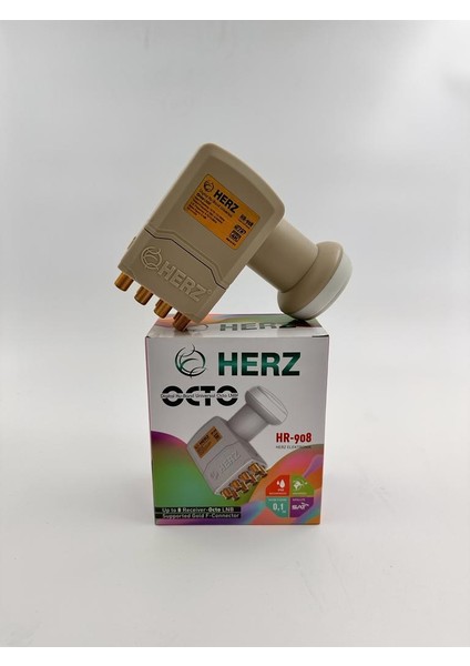 HR-908 Octo Sekizli Lnb 0.1db Full Hd 4K