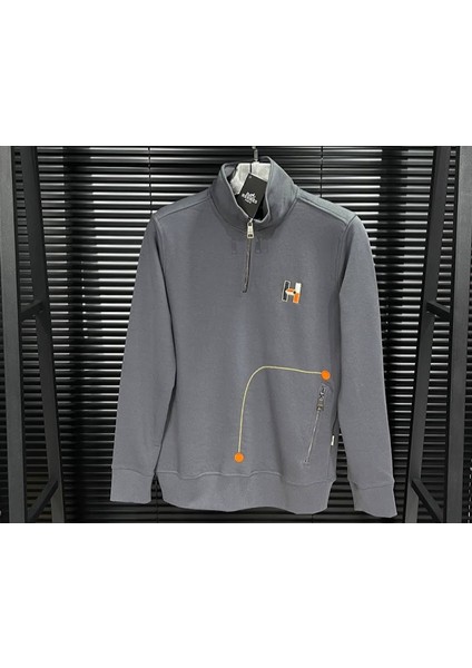 Yarım Fermuarlı Sweatshirt