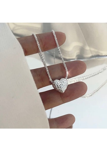 Gümüş Kalp Kolye fırsatları