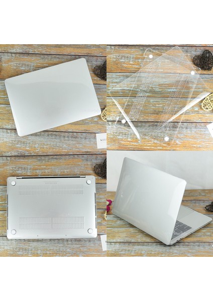 Macbook Pro Kılıf 15 inç A1707 A1990 ile Uyumlu Kristal