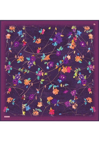 02 Armine Twill İpek Eşarp 9048D