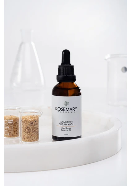 Rosemary Natural Soğuk Sıkım Susam Yağı - 50 ml