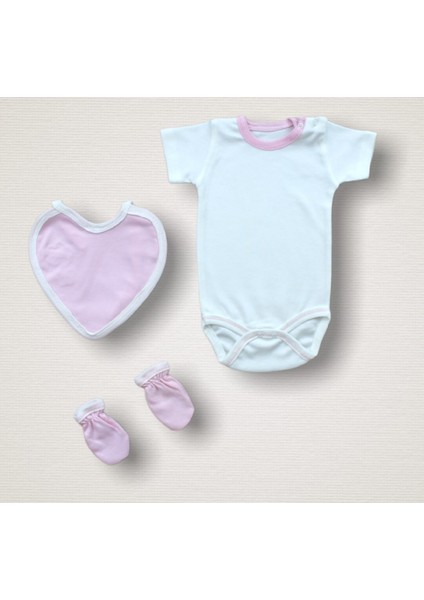 Baharın Çiçekli Kalbi Nakışlı Cotton Antibaakteriyel 10LU Zıbın Takımı Hastane Çıkışı fiyatları