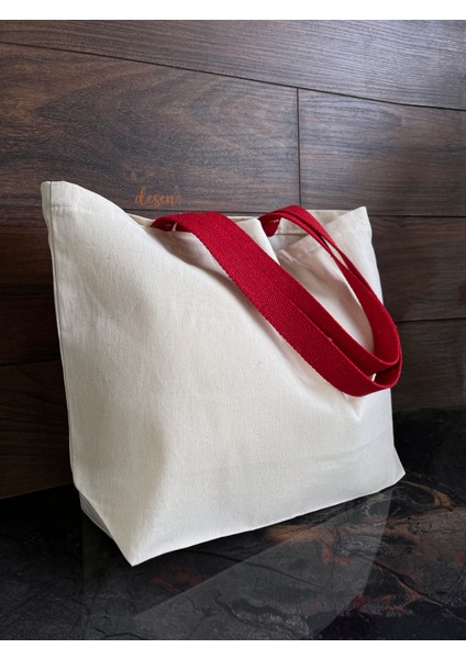 Gabardin Çanta Kırmızı Renk Saplı %100 Pamuk 260GR. Punch Nakışı ve Boyamaya Uygun fiyatları