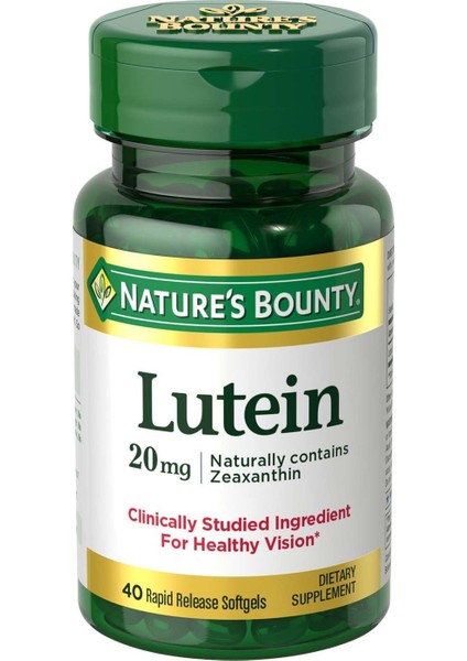 Lutein 20 Mg 40 Softgels
