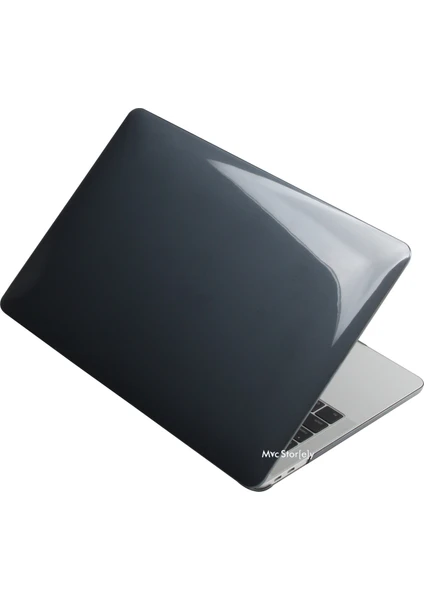 Macbook Air Kılıf 13.6 inç M2-M3, Kristal Parlak (TouchID'li Air M2-M3 13.6") A2681 A3113 ile Uyumlu