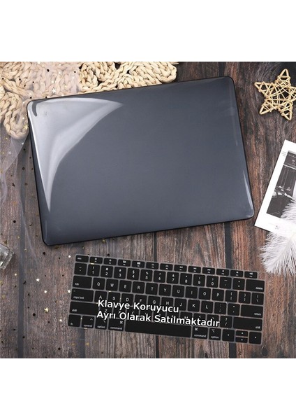 Macbook Air Kılıf 13.6 inç M2-M3, Kristal Parlak (TouchID'li Air M2-M3 13.6") A2681 A3113 ile Uyumlu