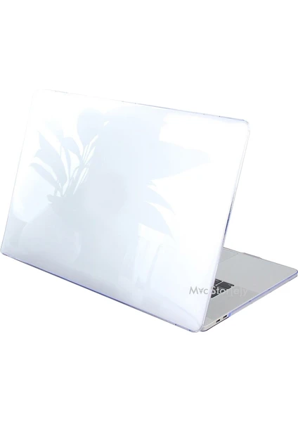 Macbook Air Kılıf 13.6 inç M2-M3, Kristal Parlak (TouchID'li Air M2-M3 13.6") A2681 A3113 ile Uyumlu