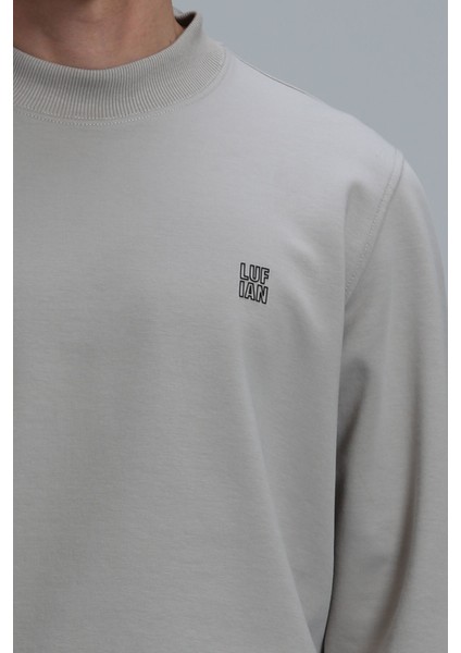 Randal Erkek Sweatshirt Bej