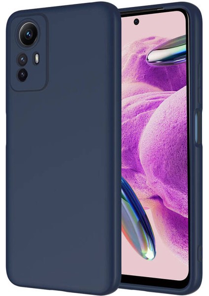 Xiaomi Redmi Note 12S Kılıf Lansman Içi Kadife Silikon + Ekran Koruyucu