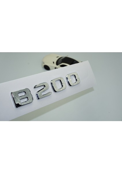 B200 Bagaj Krom Abs 3m 3D Yazı Logo Benz Ile Uyumlu