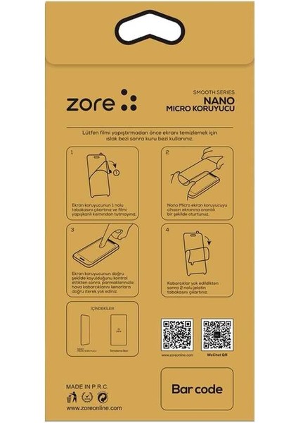 Apple iPhone 12 Mini Zore Nano Micro Temperli Ekran Koruyucu