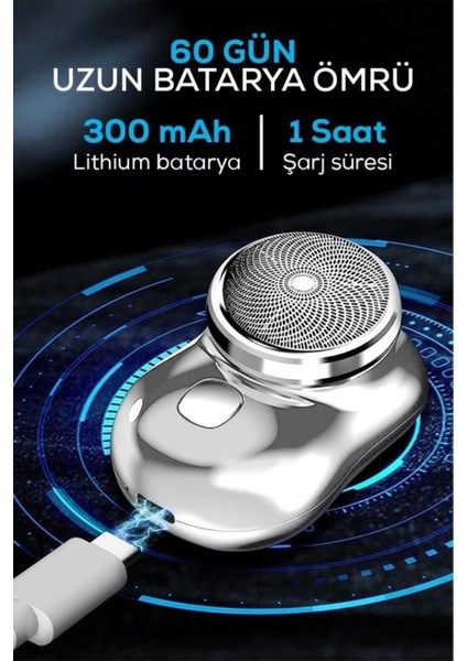 Mini Taşınabilir Tıraş Makinesi