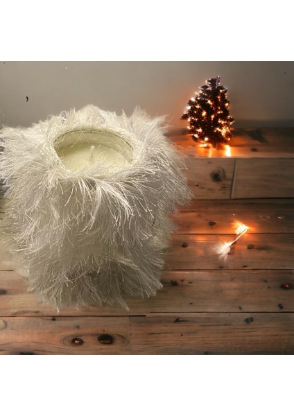 Yılbaşı Temalı Tekli Mumluk