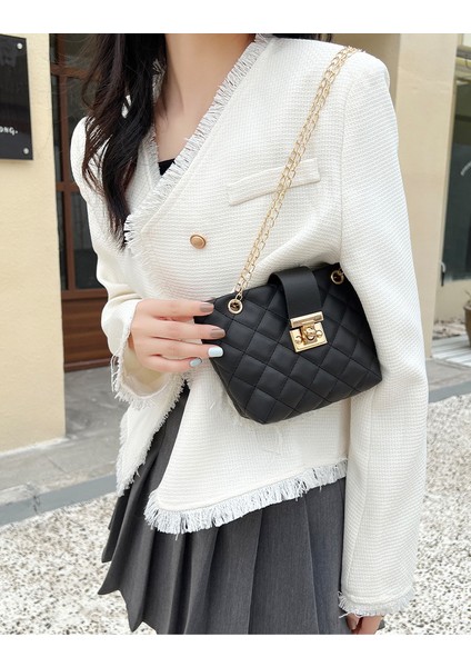 Çanta Kadın Çantası Omuz Çantası Crossbody Çanta Moda Çok Yönlü Kadın Çantası Zincir Çanta (Yurt Dışından) modelleri