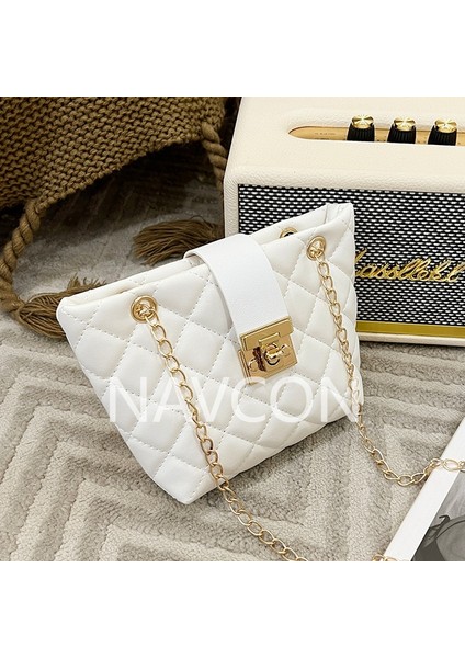 Çanta Kadın Çantası Omuz Çantası Crossbody Çanta Moda Çok Yönlü Kadın Çantası Zincir Çanta (Yurt Dışından)