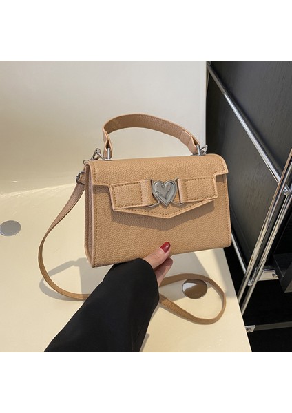 Love Crossbody Küçük Kare Çanta Omuz Çantası Kadın (Yurt Dışından)