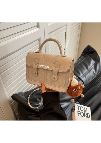 Kadınlar Için Basit Omuz Çantası Rahat Omuz Crossbody Küçük Kare Çanta (Yurt Dışından)