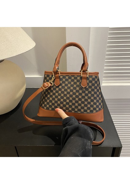 Batı Tarzı Basit Omuz Çantası Crossbody El Küçük Kare Çanta (Yurt Dışından)