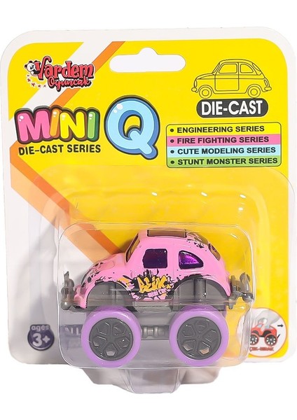 Km-A3-32 Çek Bırak Metal Mini Araba -Vardem