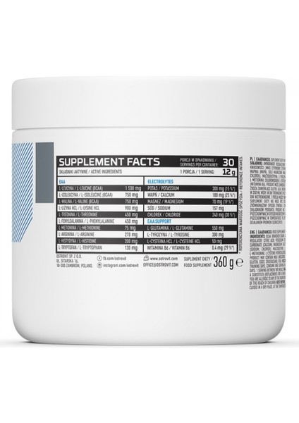 Eaa Amino Asit Advanced 360 gr