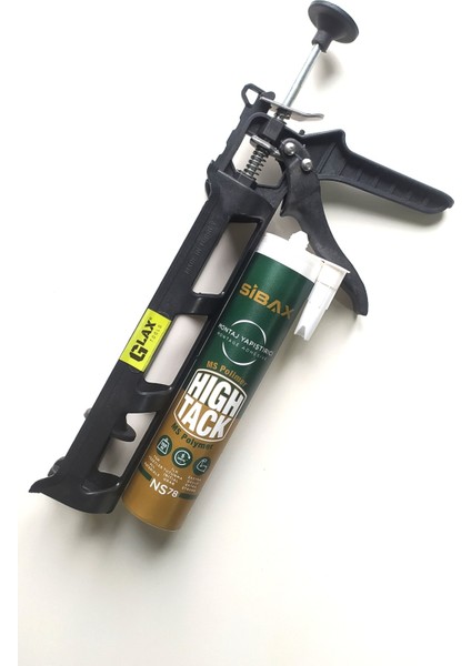 Glax High Tack Korniş Yapıştırıcı Beyaz 290 Ml. + Glax Silikon Tabancası