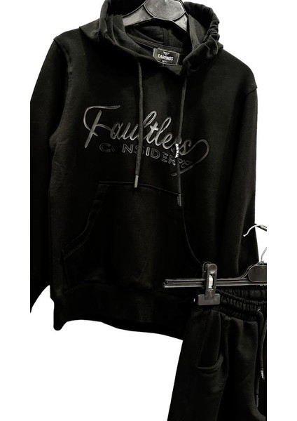 Çocuk Consider Kabartma Yazılı Kapşüonlu Mevsimlik Eşofman Takımı fiyatları