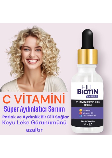 C Vitamini & aydınlatıcısivilce karşıtıyüzSerum 30ml