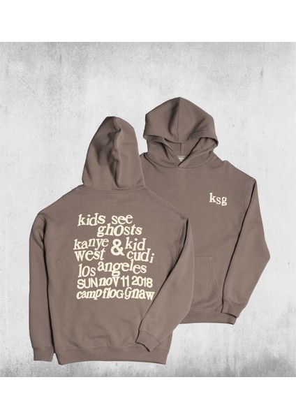 Unisex Oversize Ksg Kapüşonlu Sweatshirt