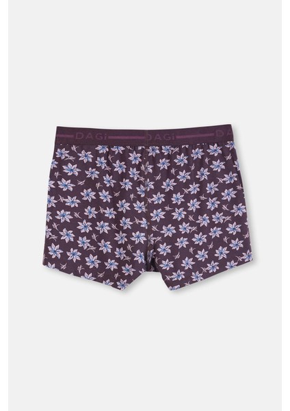 Kahverengi 5210 3'lü Pamuk Desenli Boxer fiyatları