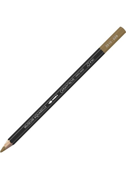 Museum Aquarelle Olive Brown 039