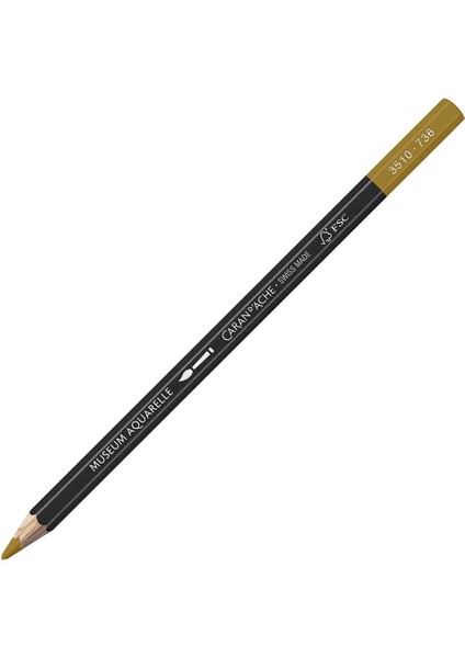 Museum Aquarelle Br. Olive 50% 736