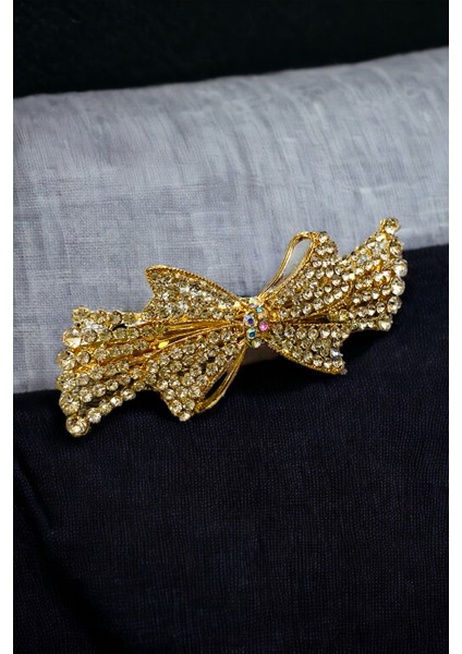 Kadın Mekanizmalı Kristal Taşlı Toka