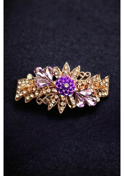 Kadın Mekanizmalı Kristal Taşlı Toka