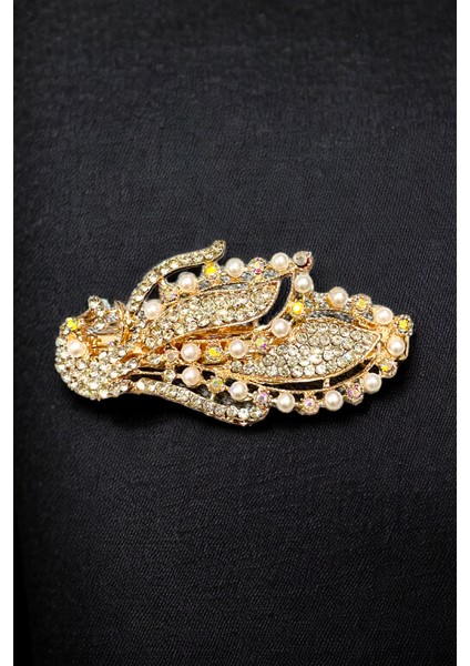 Kadın Mekanizmalı Kristal Taşlı Toka