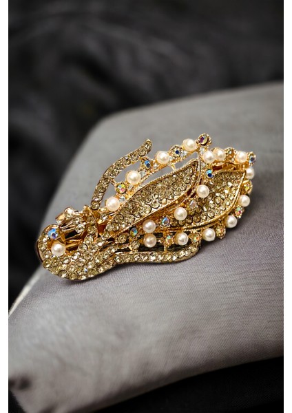 Kadın Mekanizmalı Kristal Taşlı Toka fiyatları