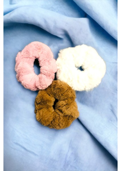 Kadın 3 Adet Peluş Lastik Toka fiyatları