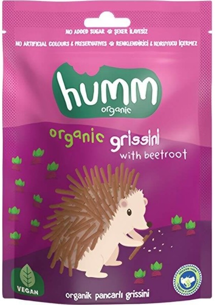 Humm Organic Organik Pancarlı Grissini 55 gr