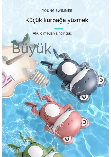 Çocuk Banyo Oyuncağı Kurmalı Küçük Kurbağa (Yurt Dışından) fiyatları
