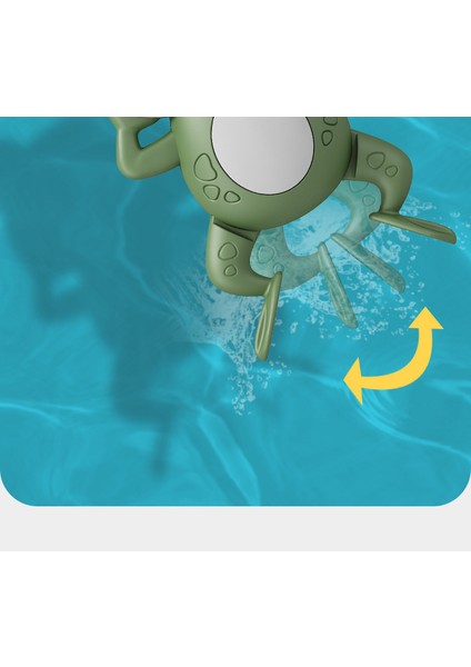 Çocuk Banyo Oyuncağı Kurmalı Küçük Kurbağa (Yurt Dışından) modelleri