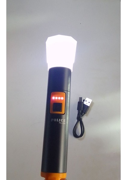 Polıce PS-305 Şarj Göstergeli, Powerbank Özellikli,şarjlı El Feneri fiyatları