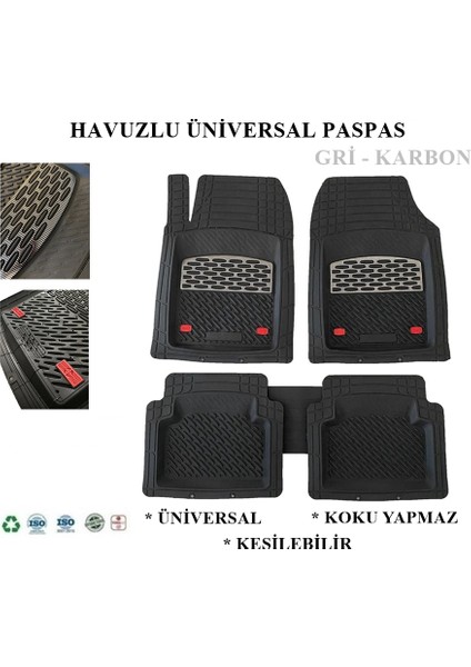 Opel Astra F Sedan 1994 4d Havuzlu Üniversal Max Paspas Siyah - Gri