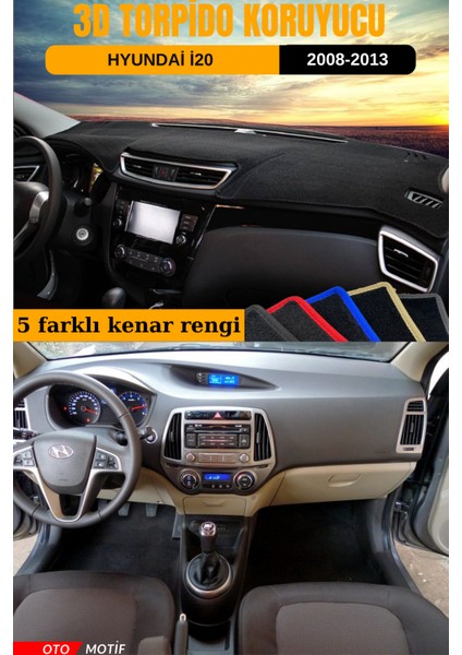 Hyundai I20 3D Torpido Koruyucu Kılıf - Ön Göğüs Kaplama