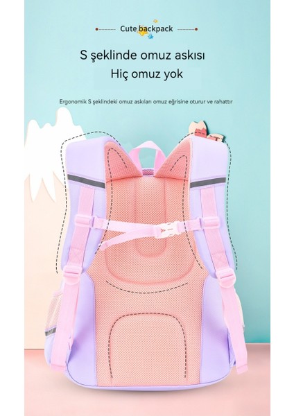 Ilkokul Öğrencileri Için Sevimli Ayıcıklı Sırt Çantası (Yurt Dışından)