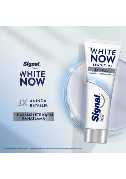 White Now Diş Macunu Sensitive Hassasiyete Karşı Rahatlama 75 ml