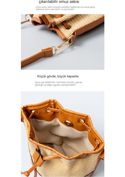 El Yapımı Dokuma Niş Banliyö Omuz Çantası (Yurt Dışından)