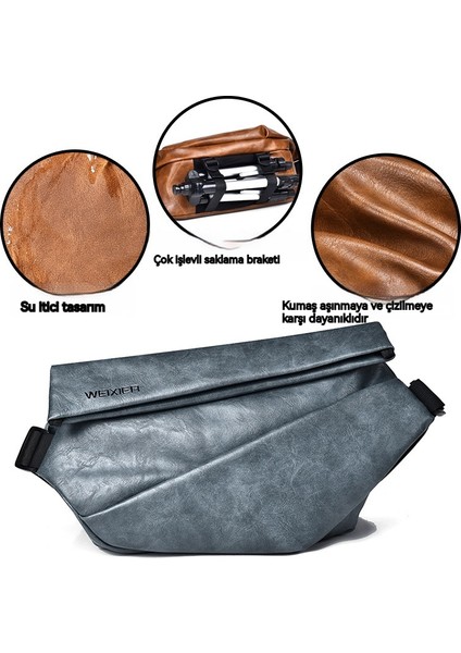 Erkek Moda Trendi Bisiklet Crossbody Çanta (Yurt Dışından)