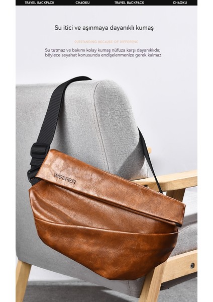 Erkek Moda Trendi Bisiklet Crossbody Çanta (Yurt Dışından)