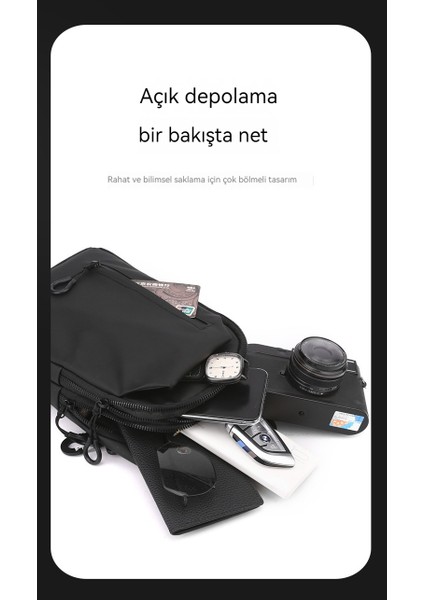 Moda Erkek Omuz Çapraz Askılı Çanta (Yurt Dışından)