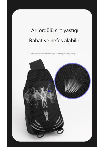 Moda Erkek Omuz Çapraz Askılı Çanta (Yurt Dışından)